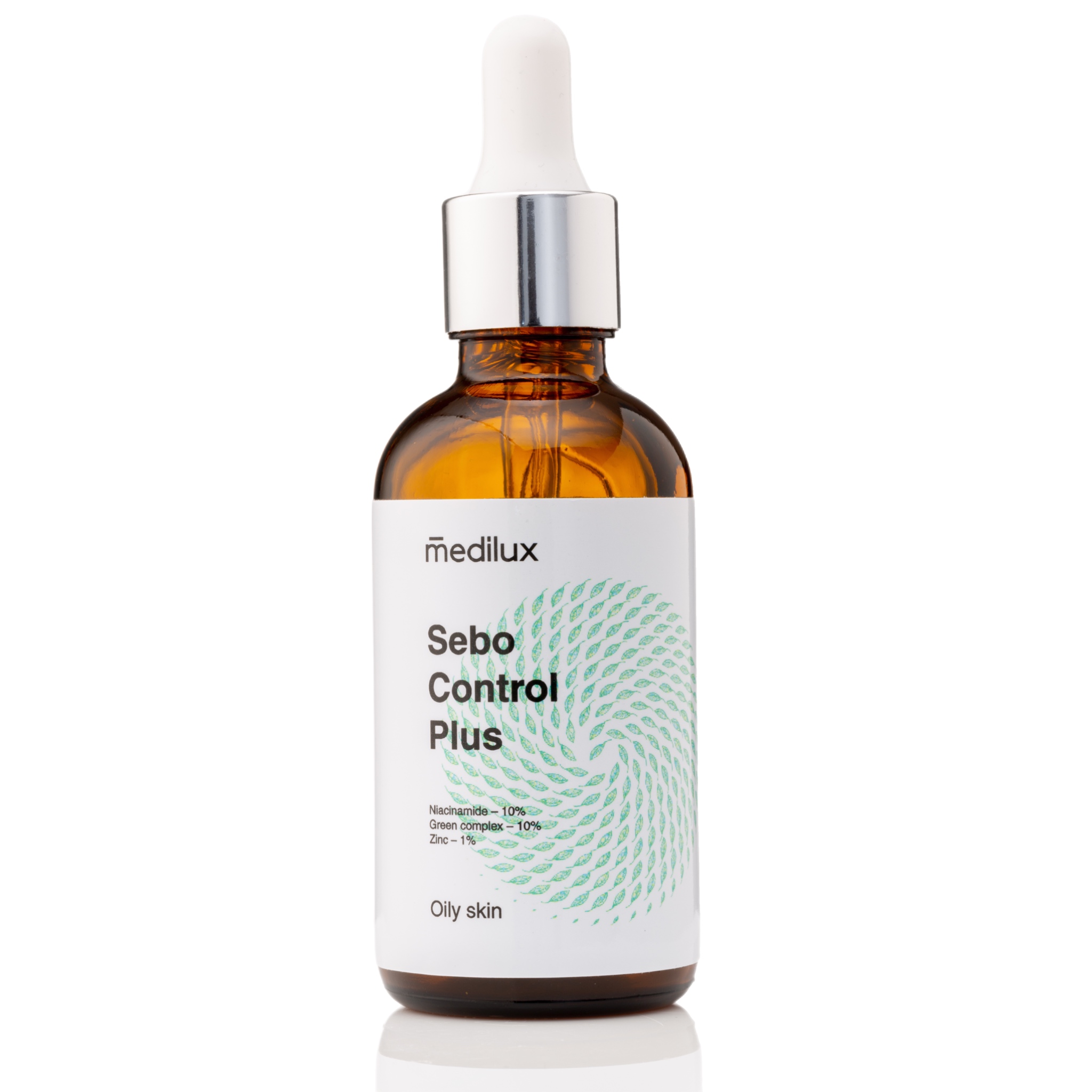 Serum with niacinamide, PCA zinc, extracts and essential oils "Sebo Control Plus"